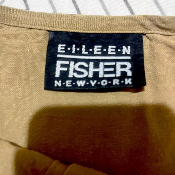 Eileen Fisher 100% Silk Button Up - Picture 2 of 4